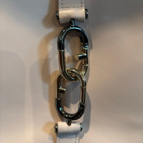 Furla FF Logo Leather Handbag (includes strap) - Soft Pink - Picture 4 of 11